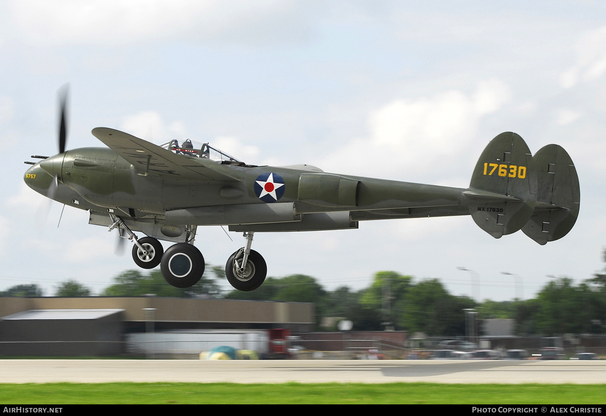 Aircraft Photo of N17630 / NX17630 / 17630 | Lockheed P-38F Lightning | AirHistory.net #149459