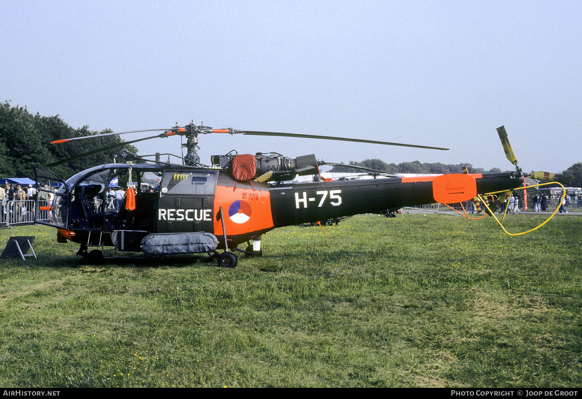 Aircraft Photo of H-75 | Sud SE-3160 Alouette III | Netherlands - Air Force | AirHistory.net #149465