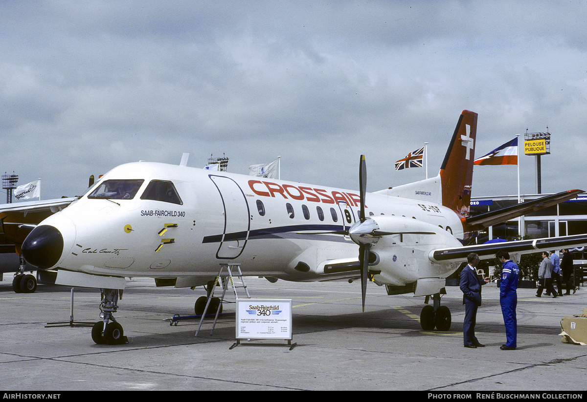 Aircraft Photo of SE-ISF | Saab-Fairchild SF-340A | Crossair | AirHistory.net #149471