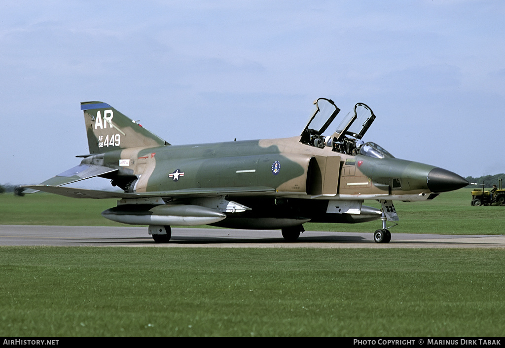 Aircraft Photo of 66-0449 / AF66-449 | McDonnell Douglas RF-4C Phantom II | USA - Air Force | AirHistory.net #149482