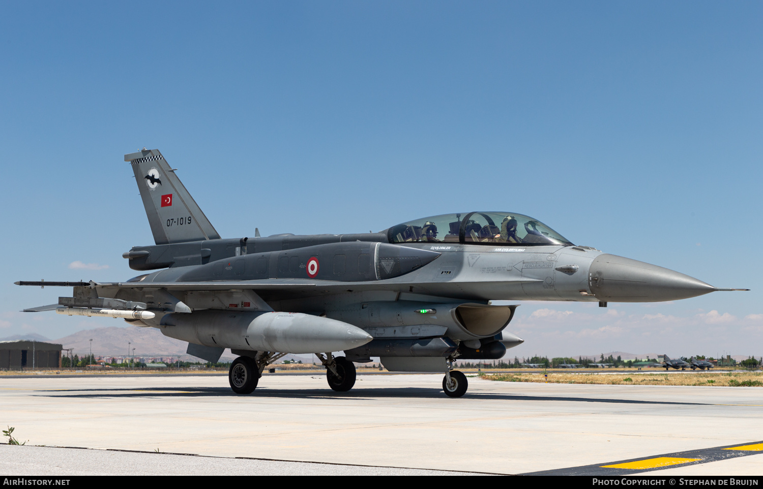 Aircraft Photo of 07-1019 | Lockheed Martin F-16D Fighting Falcon | Turkey - Air Force | AirHistory.net