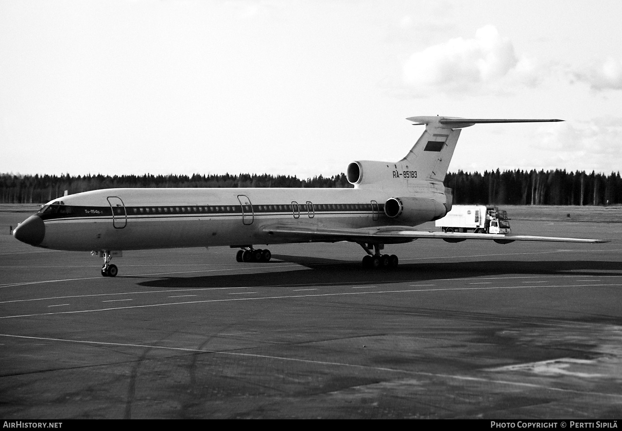 Aircraft Photo of RA-85183 | Tupolev Tu-154B-1 | Aviaprima-Sochi Airlines | AirHistory.net #149500