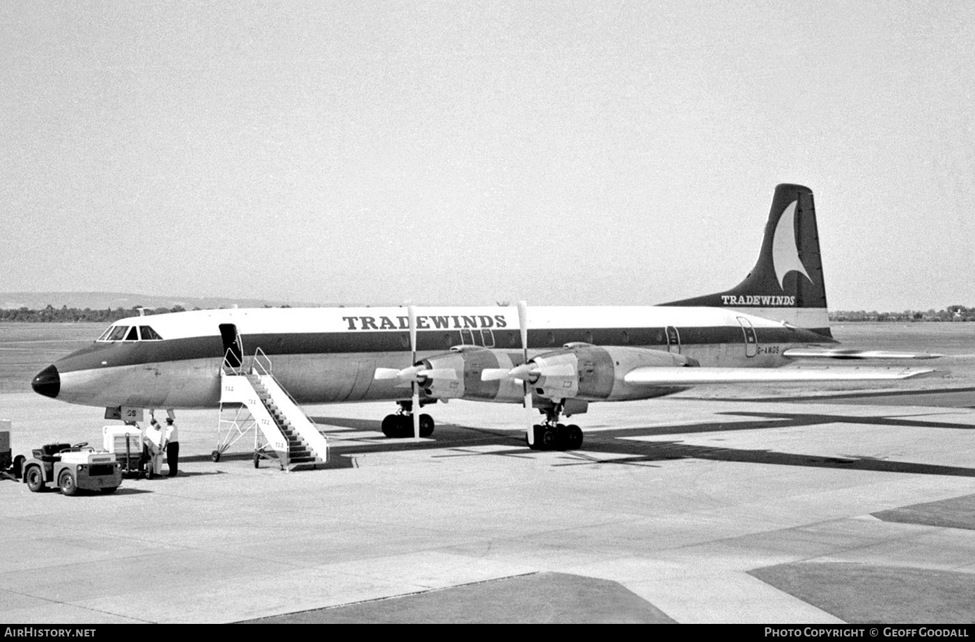 Aircraft Photo of G-AWGS | Canadair CL-44D4-1 | Tradewinds Airways | AirHistory.net #149533
