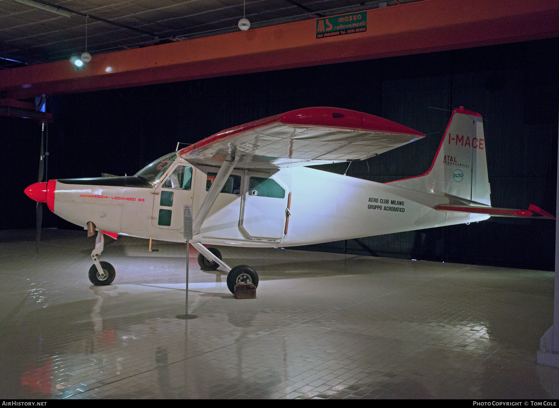 Aircraft Photo of I-MACE | Aermacchi AL-60B-2 Santa Maria | Aero Club Milano | AirHistory.net #149588