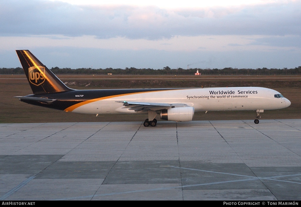 Aircraft Photo of N467UP | Boeing 757-24APF | United Parcel Service - UPS | AirHistory.net #149601