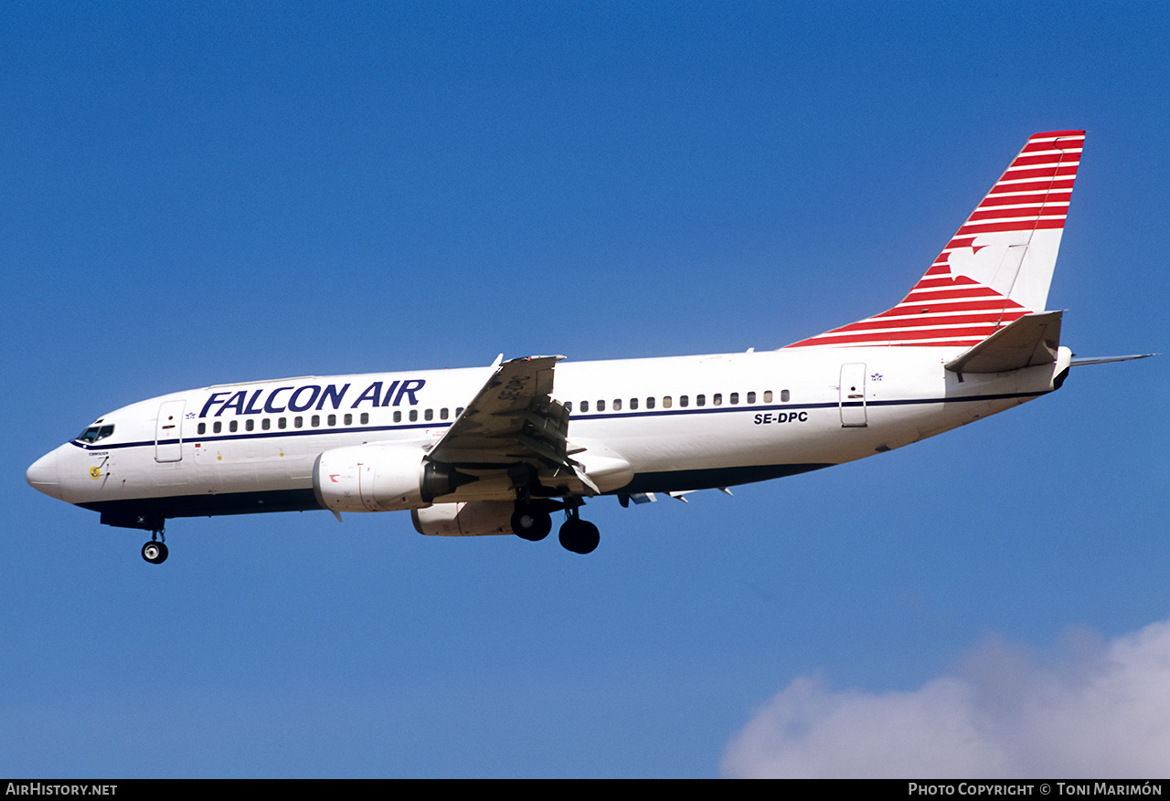 Aircraft Photo of SE-DPC | Boeing 737-33A(QC) | Falcon Air | AirHistory.net #149607