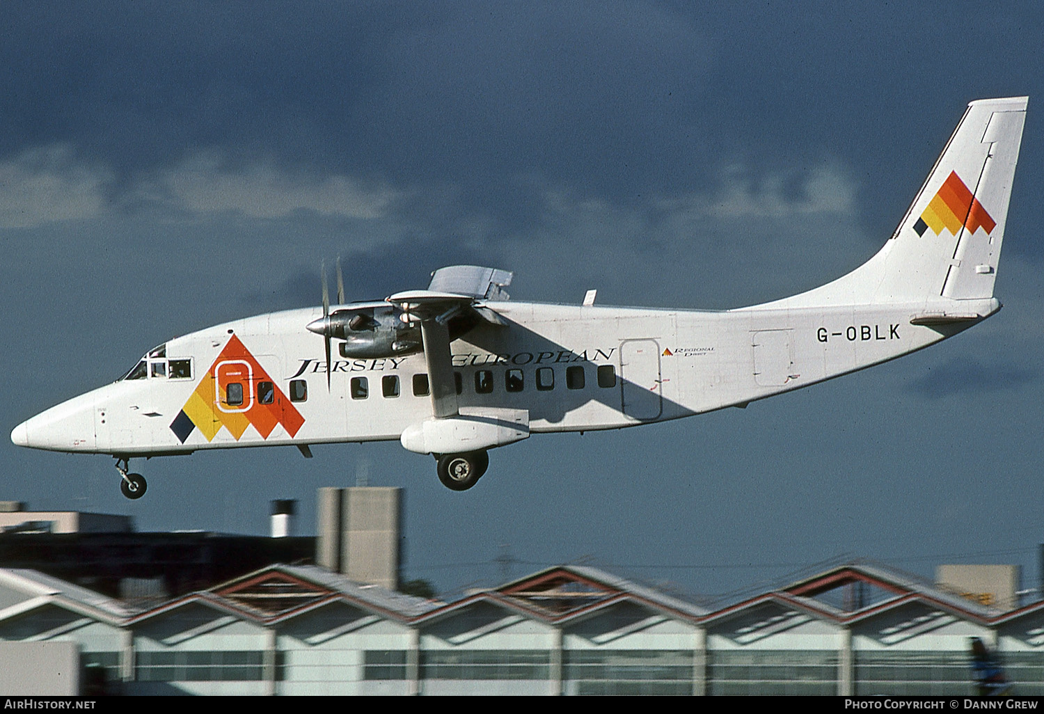 Aircraft Photo of G-OBLK | Short 360-100 | Jersey European Airways | AirHistory.net #149613