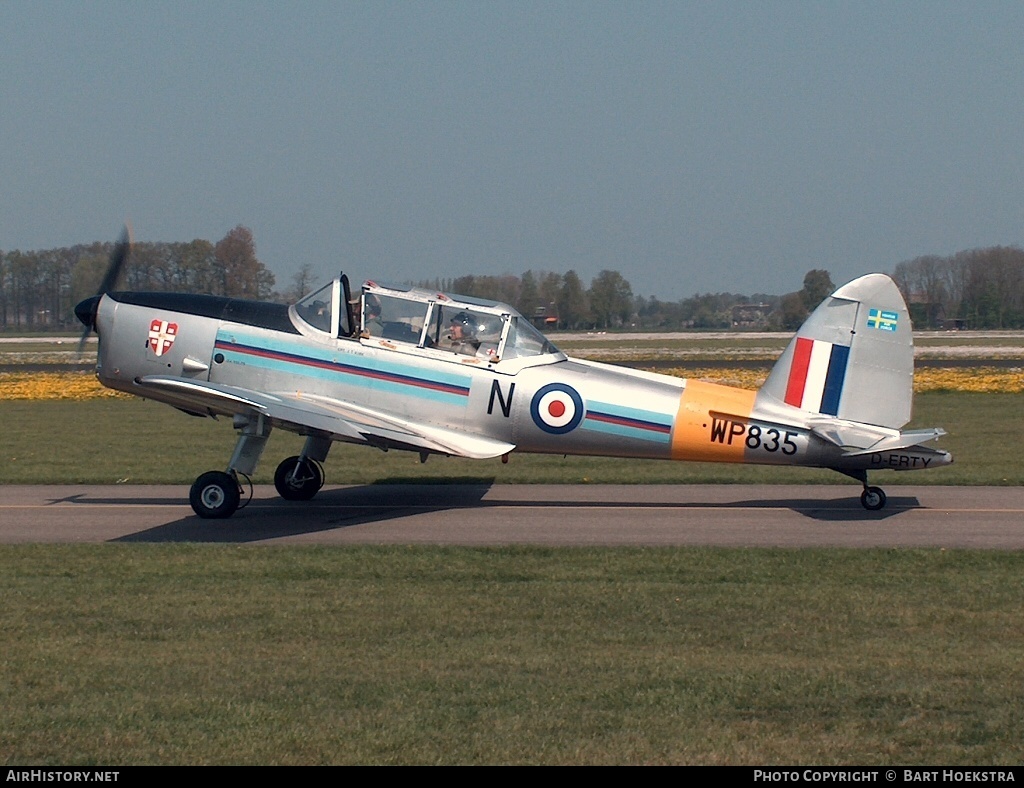 Aircraft Photo of D-ERTY / WP835 | De Havilland DHC-1 Chipmunk Mk22 | UK - Air Force | AirHistory.net #149622