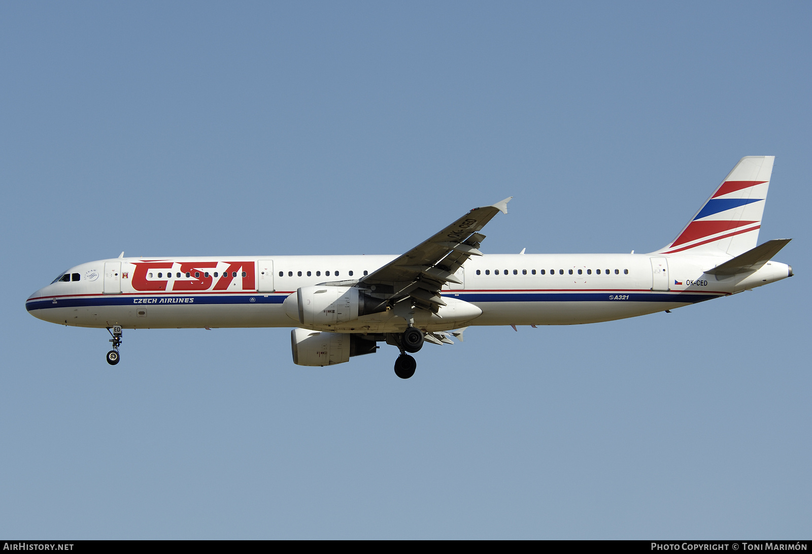 Aircraft Photo of OK-CED | Airbus A321-211 | ČSA - Czech Airlines | AirHistory.net #149632