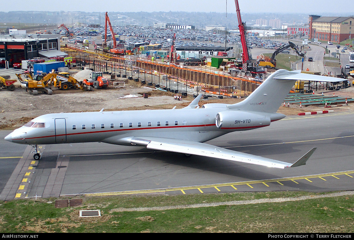 Aircraft Photo of 9H-VTD | Bombardier Global 6000 (BD-700-1A10) | VistaJet | AirHistory.net #149648