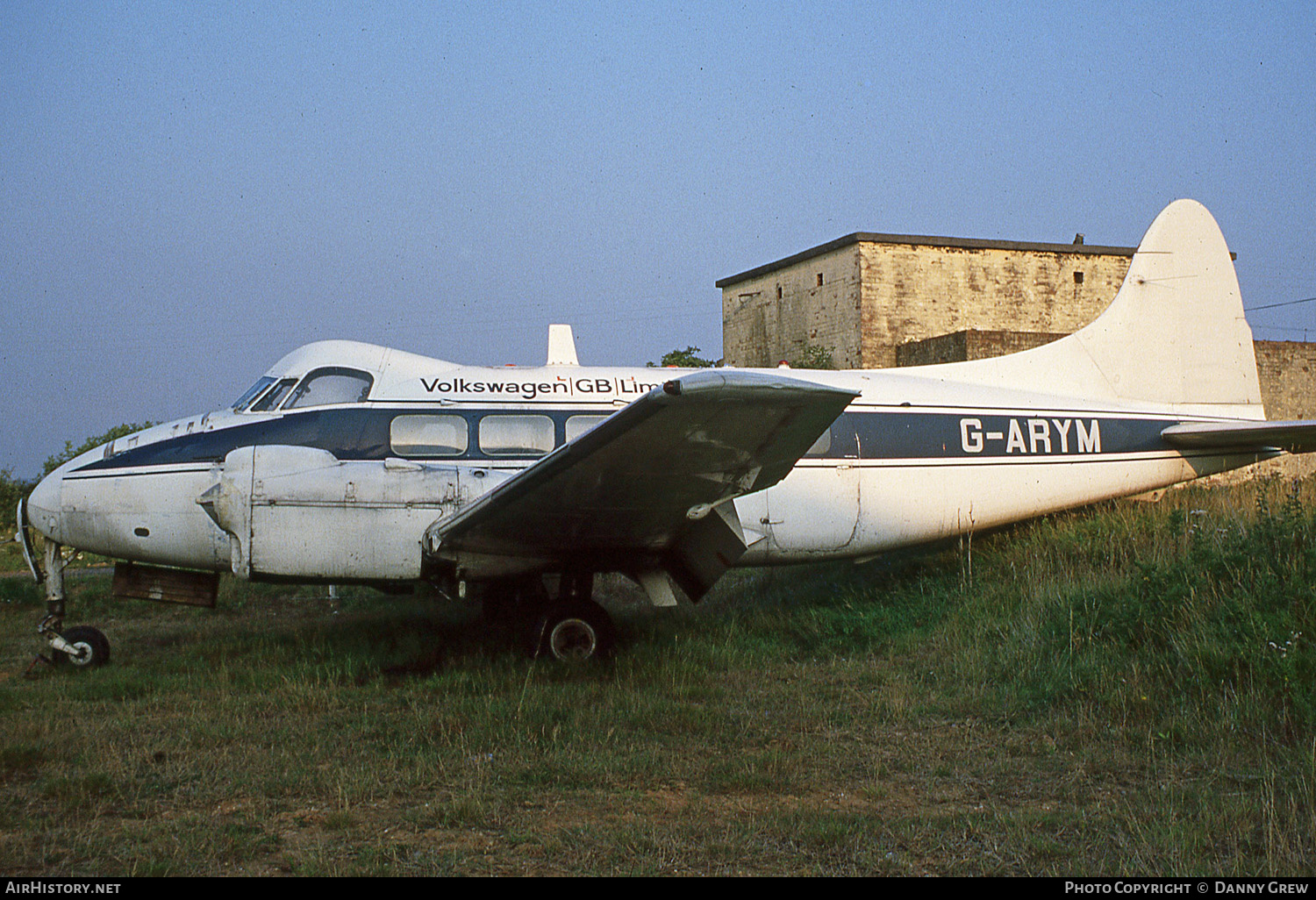 Aircraft Photo of G-ARYM | De Havilland D.H. 104 Dove 8 | Volkswagen | AirHistory.net #149649