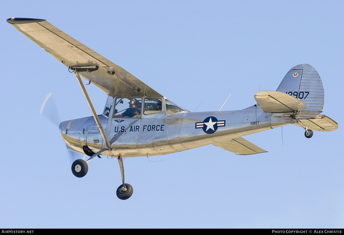 Aircraft Photo of N88T / 0-12907 | Cessna O-1A Bird Dog (305A/L-19A) | USA - Air Force | AirHistory.net #149656