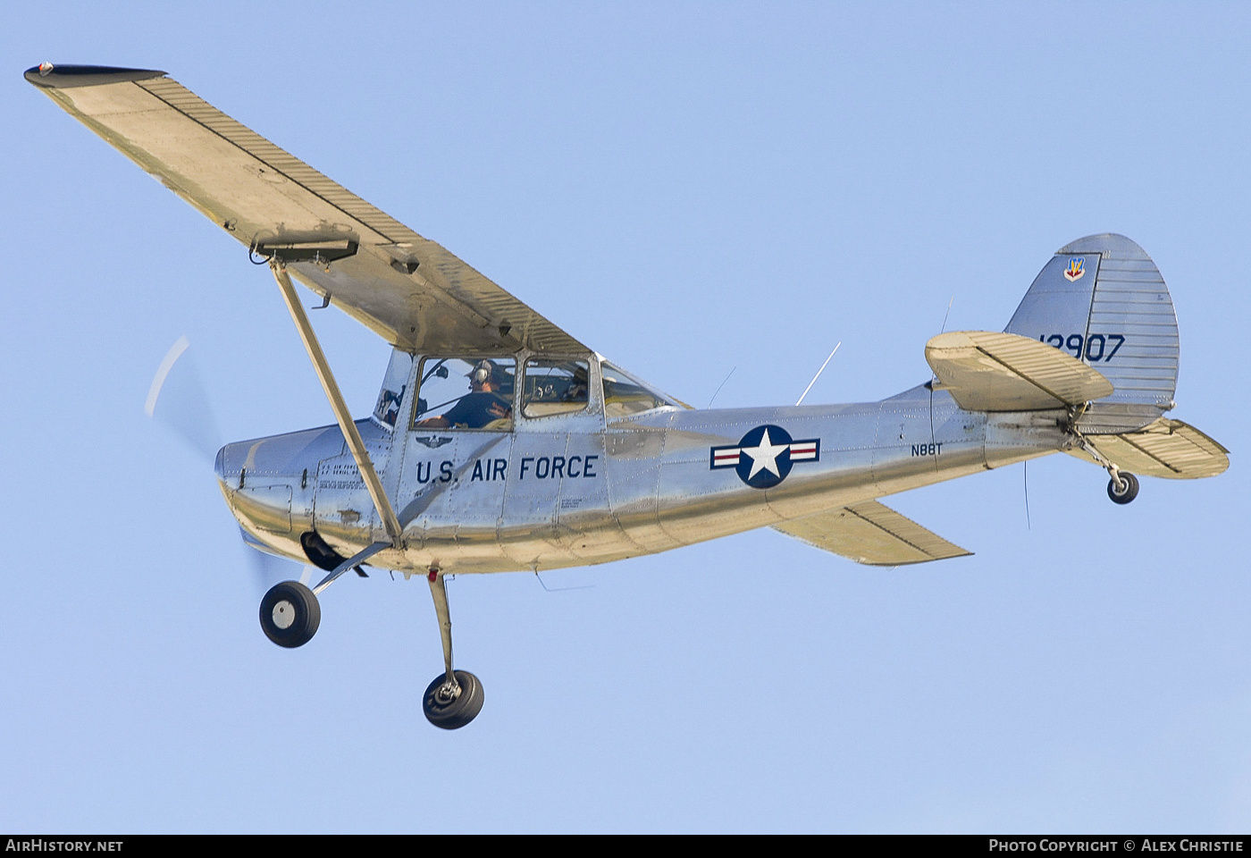 Aircraft Photo of N88T / 0-12907 | Cessna O-1A Bird Dog | USA - Air Force | AirHistory.net #149656