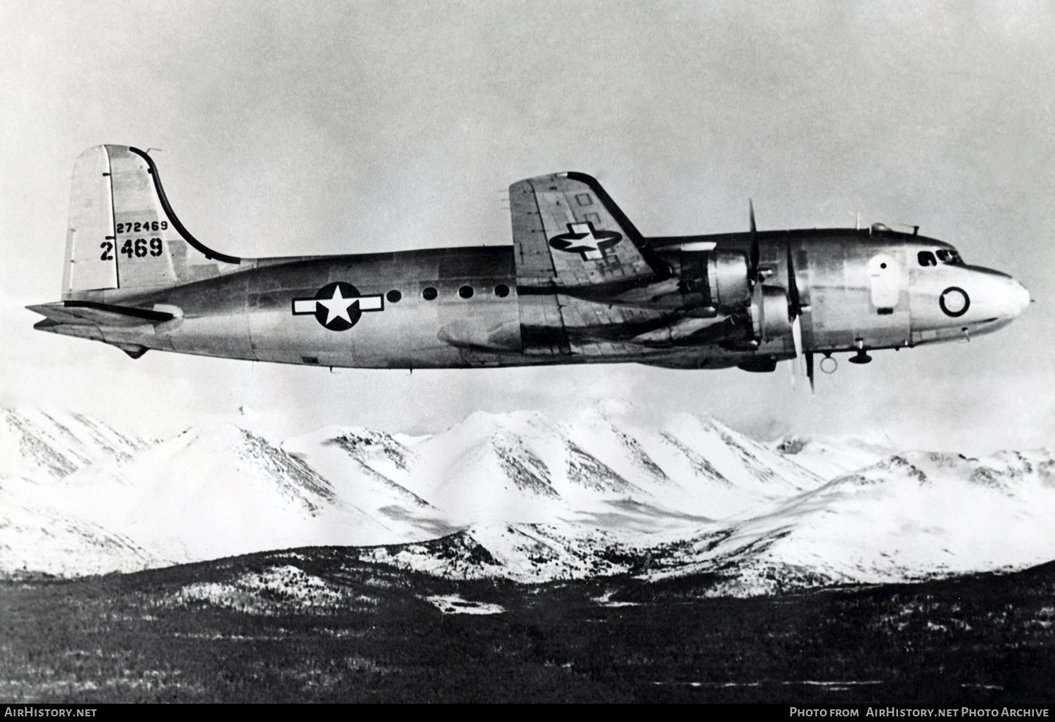 Aircraft Photo of 42-72469 / 272469 | Douglas C-54D Skymaster | USA - Air Force | AirHistory.net #149673