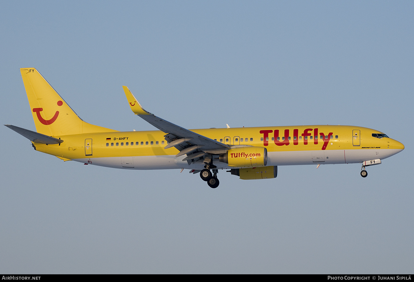 Aircraft Photo of D-AHFY | Boeing 737-8K5 | TUIfly | AirHistory.net #149691