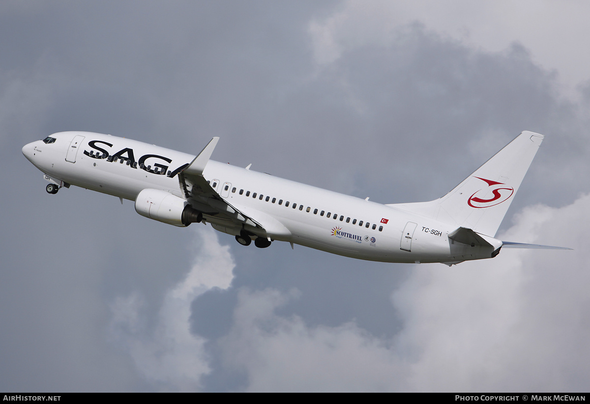 Aircraft Photo of TC-SGH | Boeing 737-86J | Saga Airlines | AirHistory.net #149715