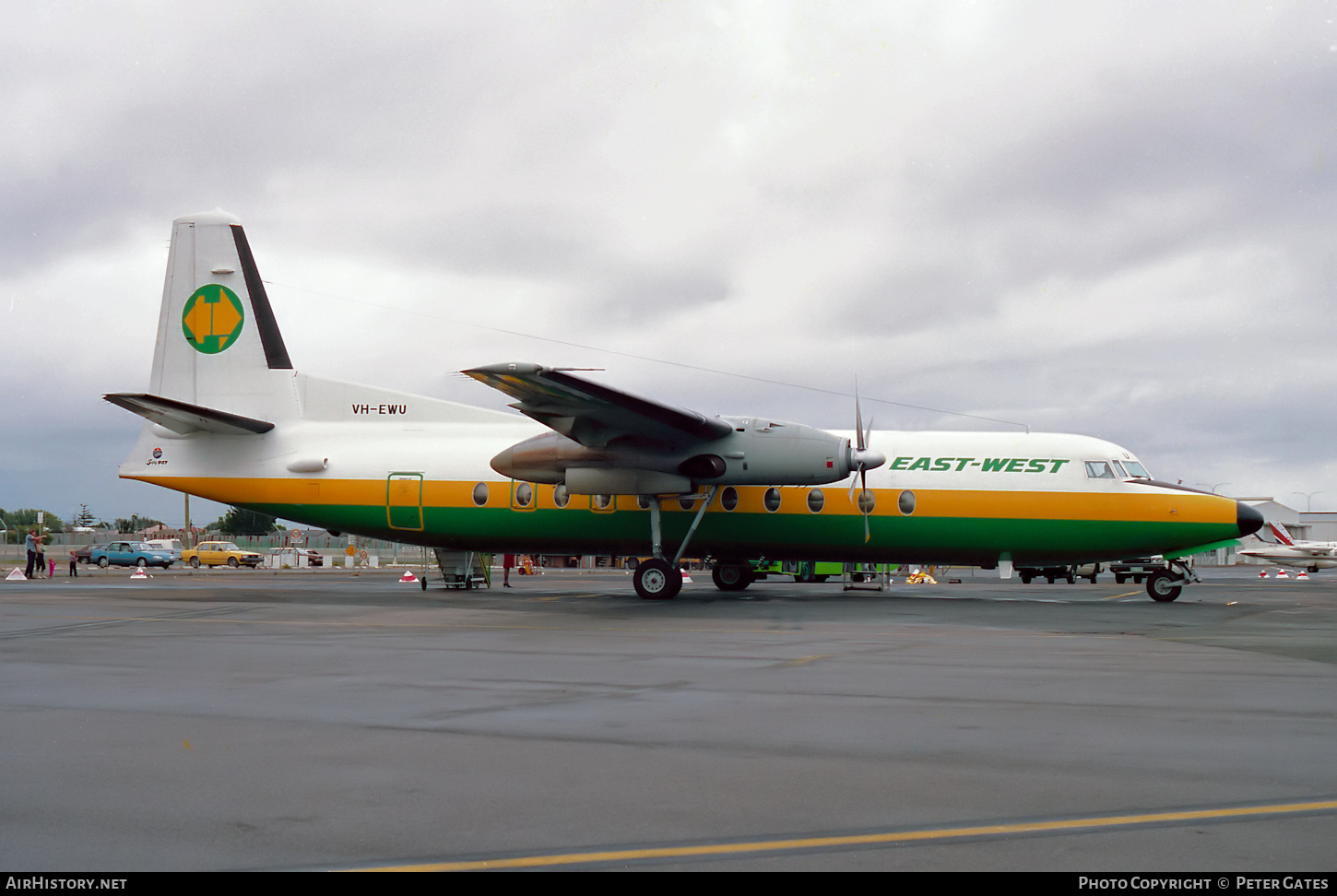 Aircraft Photo of VH-EWU | Fokker F27-500 Friendship | East-West Airlines | AirHistory.net #149733