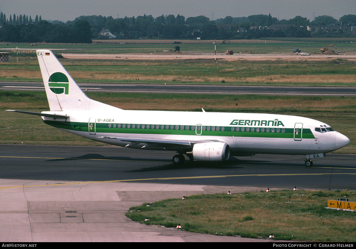 Aircraft Photo of D-AGEA | Boeing 737-35B | Germania | AirHistory.net #149754
