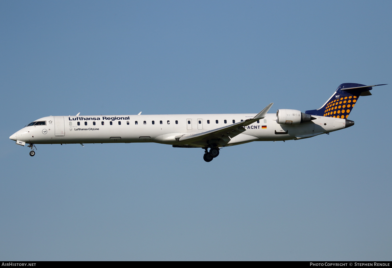 Aircraft Photo of D-ACNT | Bombardier CRJ-900ER NG (CL-600-2D24) | Lufthansa Regional | AirHistory.net #149798