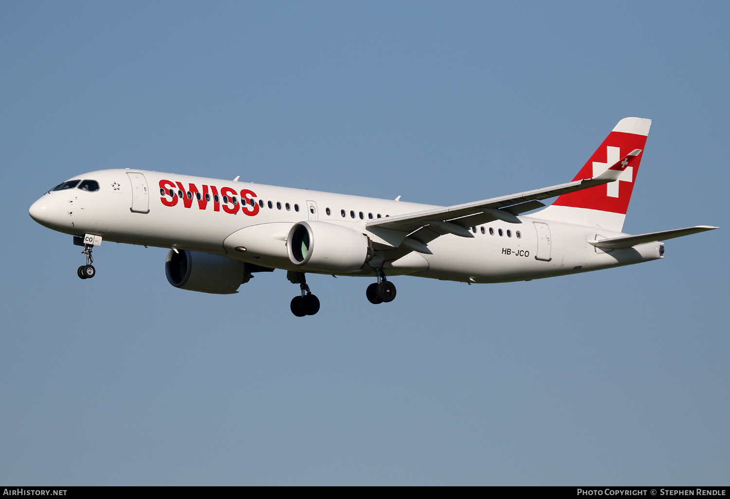 Aircraft Photo of HB-JCO | Bombardier CSeries CS300 (BD-500-1A11) | Swiss International Air Lines | AirHistory.net #149801