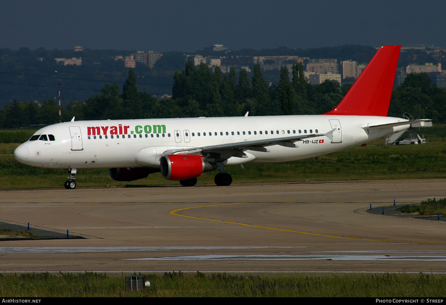 Aircraft Photo of HB-IJZ | Airbus A320-211 | Myair | AirHistory.net #149866