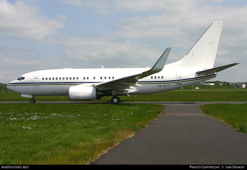 Aircraft Photo of A6-RJY | Boeing 737-7Z5 BBJ | AirHistory.net #149871