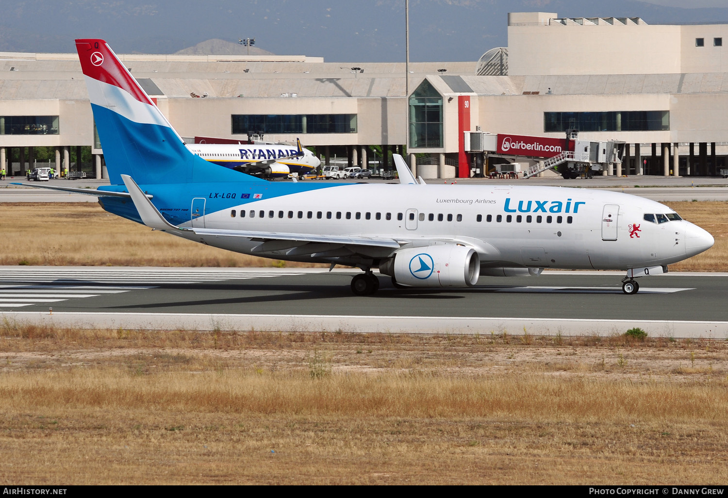 Aircraft Photo of LX-LGQ | Boeing 737-7C9 | Luxair | AirHistory.net #149884