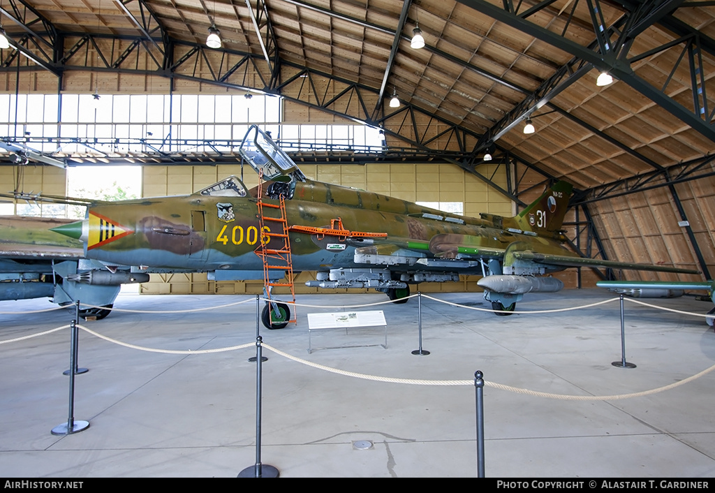 Aircraft Photo of 4006 | Sukhoi Su-22M4 | Czechia - Air Force | AirHistory.net #149888