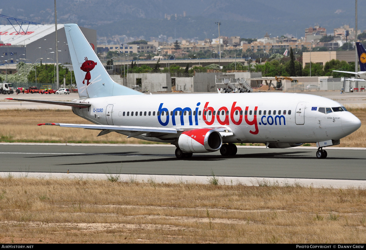 Aircraft Photo of G-OGBD | Boeing 737-3L9 | Bmibaby | AirHistory.net #149901