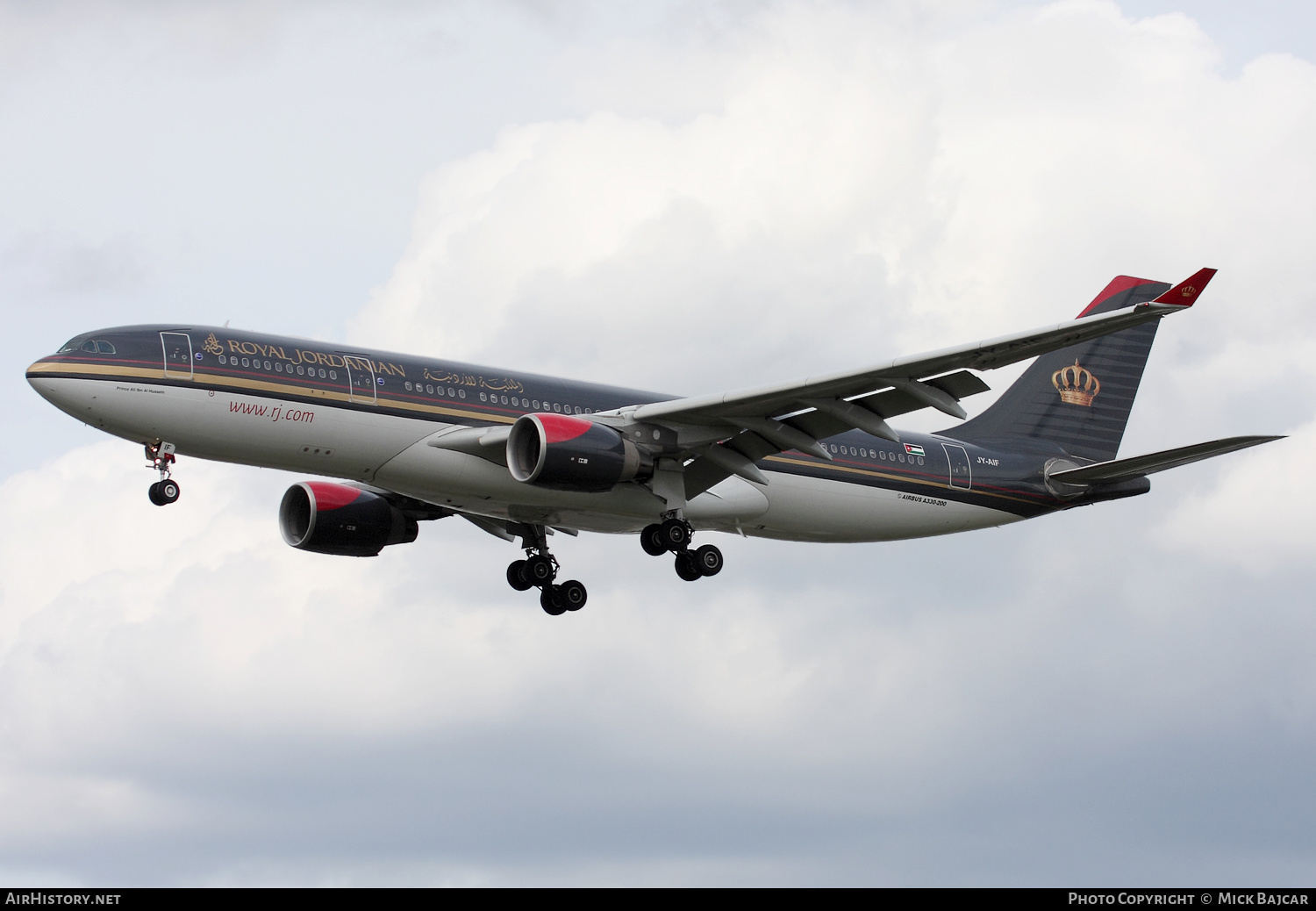 Aircraft Photo of JY-AIF | Airbus A330-223 | Royal Jordanian Airlines | AirHistory.net #149905