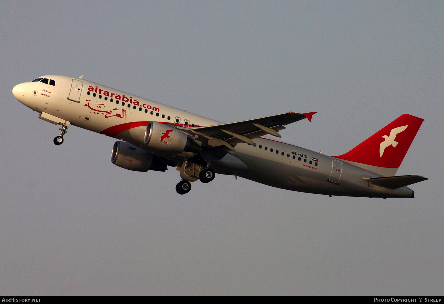 Aircraft Photo of A6-ABD | Airbus A320-214 | Air Arabia | AirHistory.net #149913