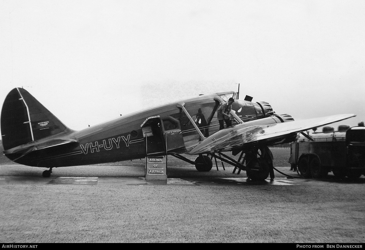 Aircraft Photo of VH-UYY | Stinson A Tri-Motor | Airlines of Australia | AirHistory.net #149936