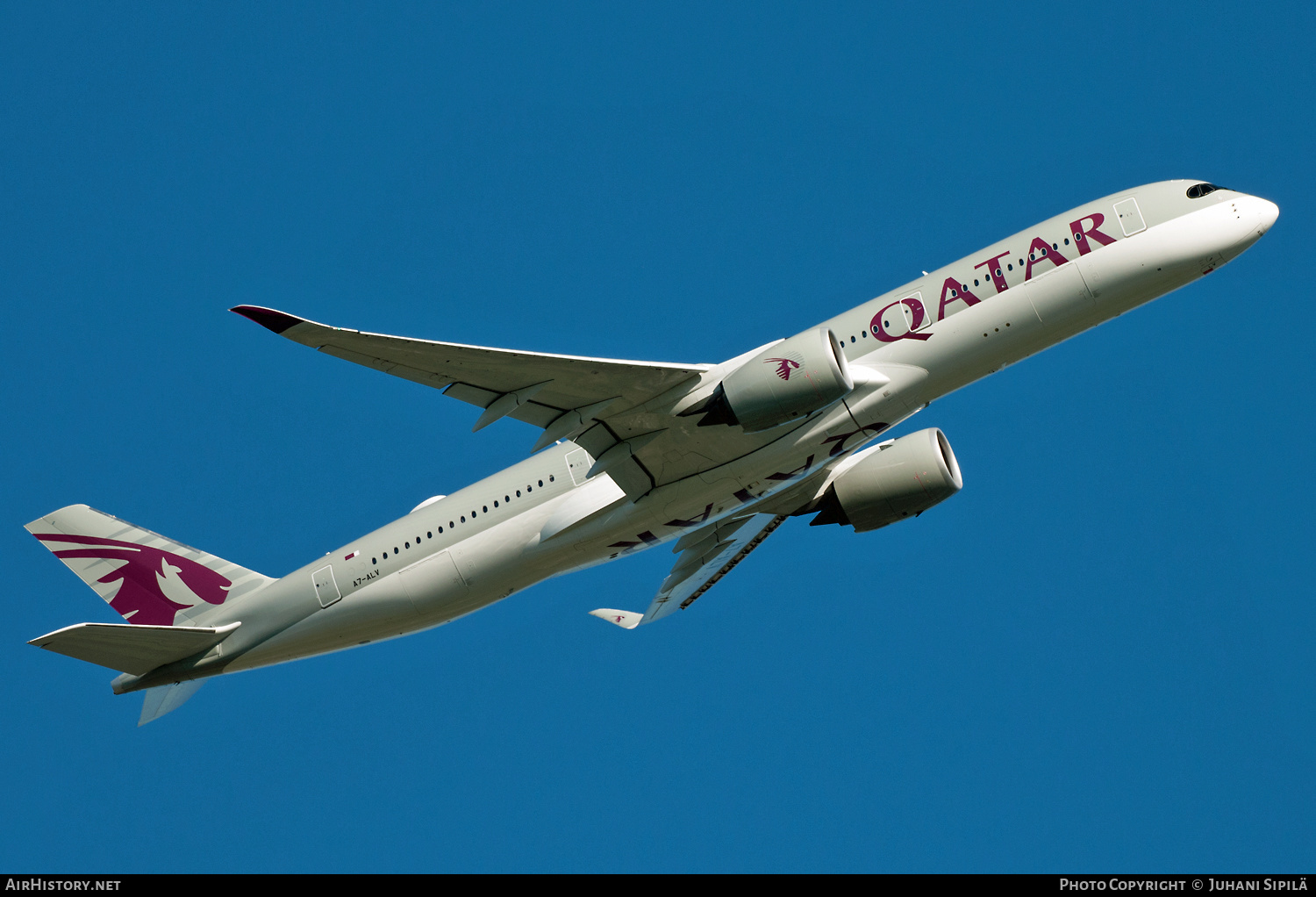 Aircraft Photo of A7-ALV | Airbus A350-941 | Qatar Airways | AirHistory.net #149940