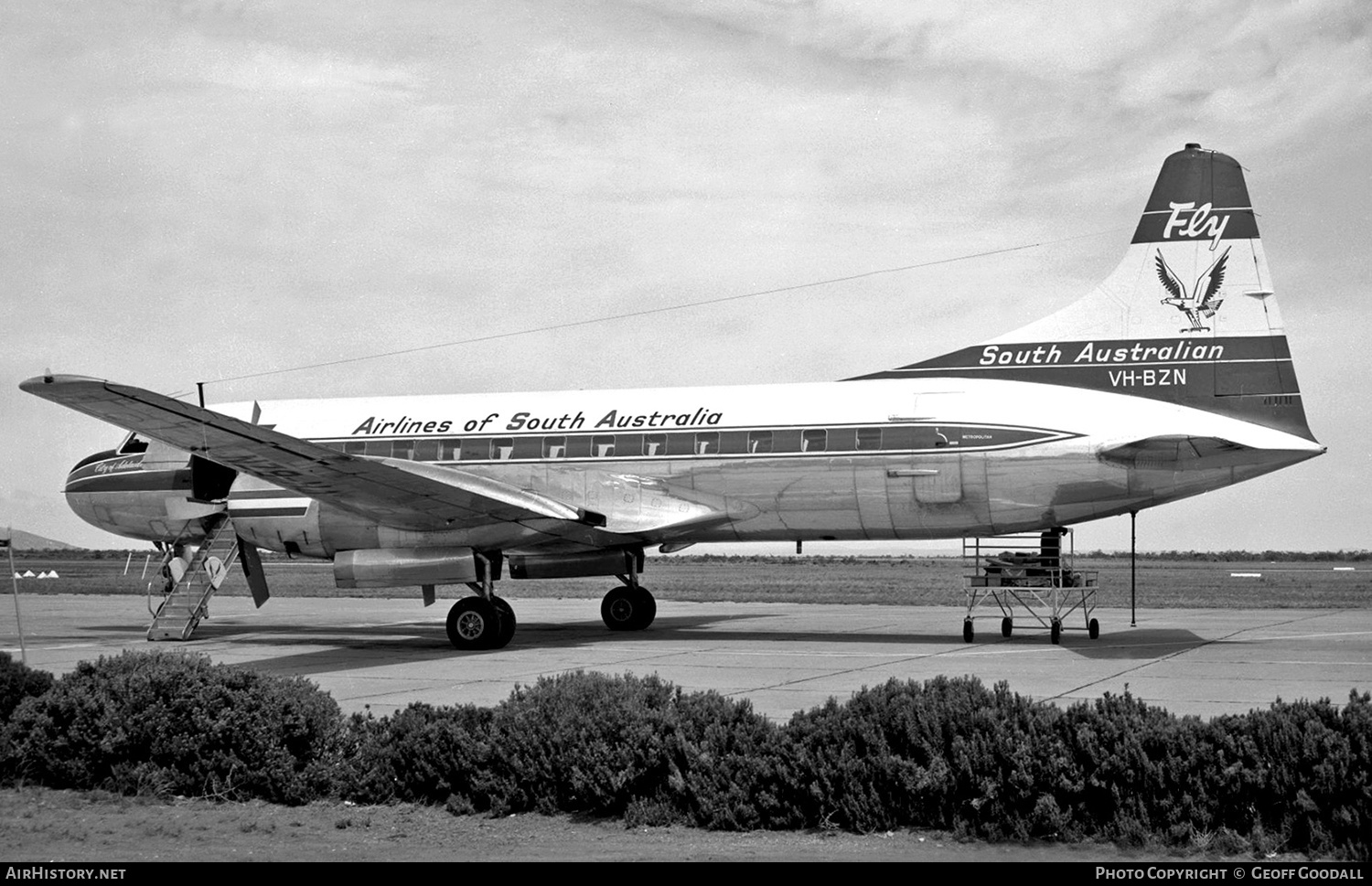 Aircraft Photo of VH-BZN | Convair 440-97 Metropolitan | Airlines of South Australia - ASA | AirHistory.net #149942