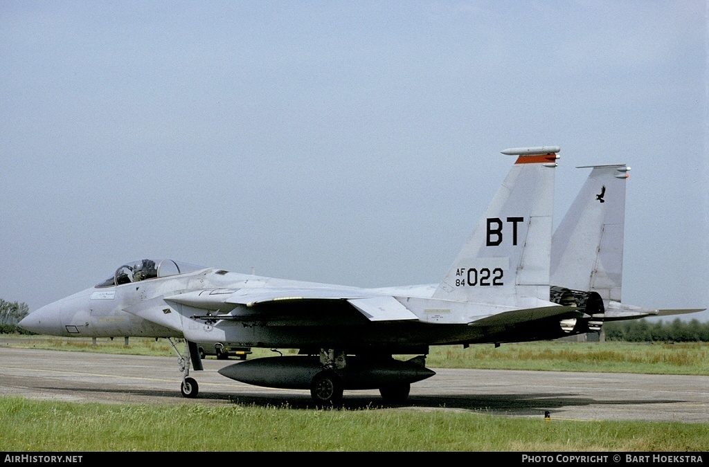 Aircraft Photo of 84-0022 / AF84-022 | McDonnell Douglas F-15C Eagle | USA - Air Force | AirHistory.net #149960
