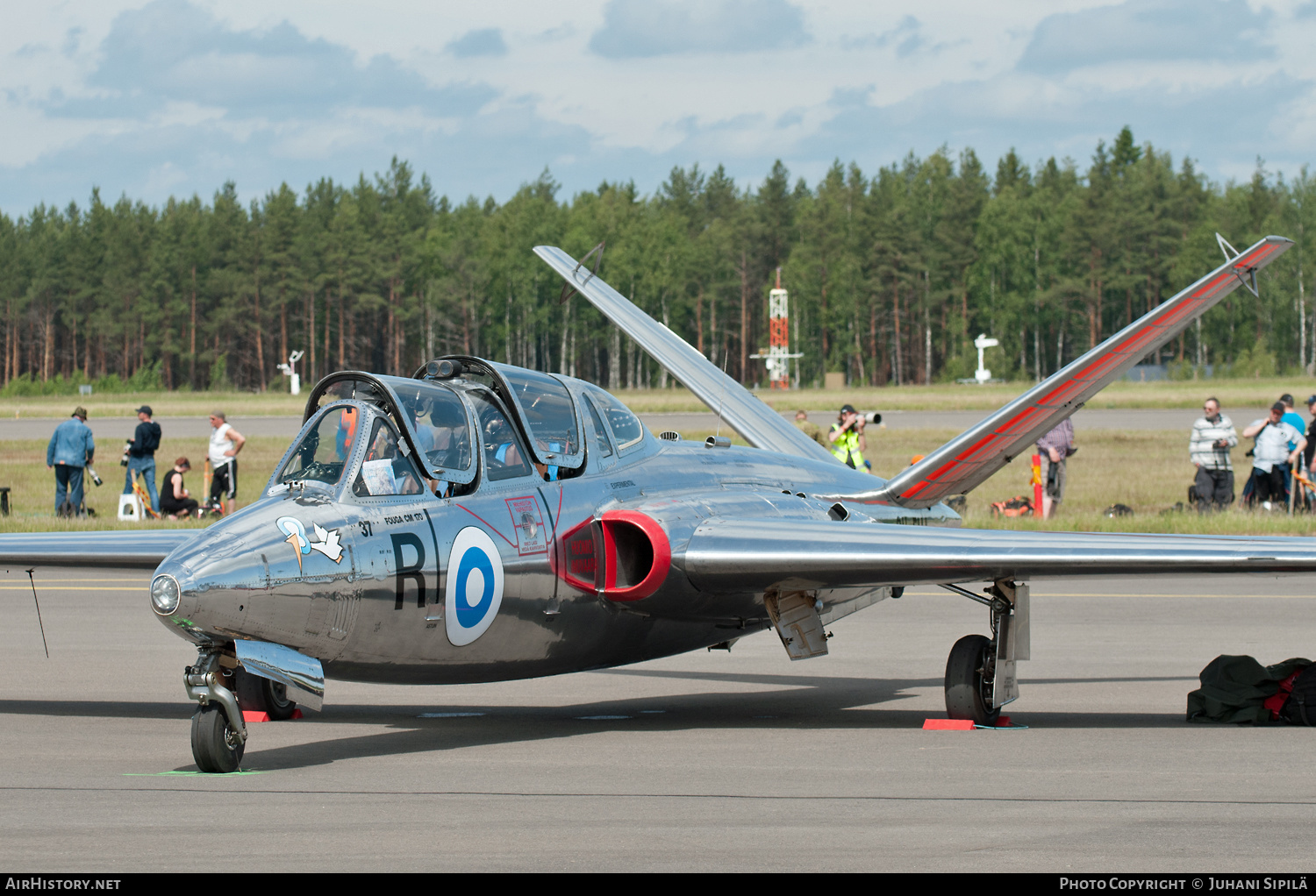 Aircraft Photo of OH-FMA / FM-37 | Fouga CM-170R Magister | Finland - Air Force | AirHistory.net #149980