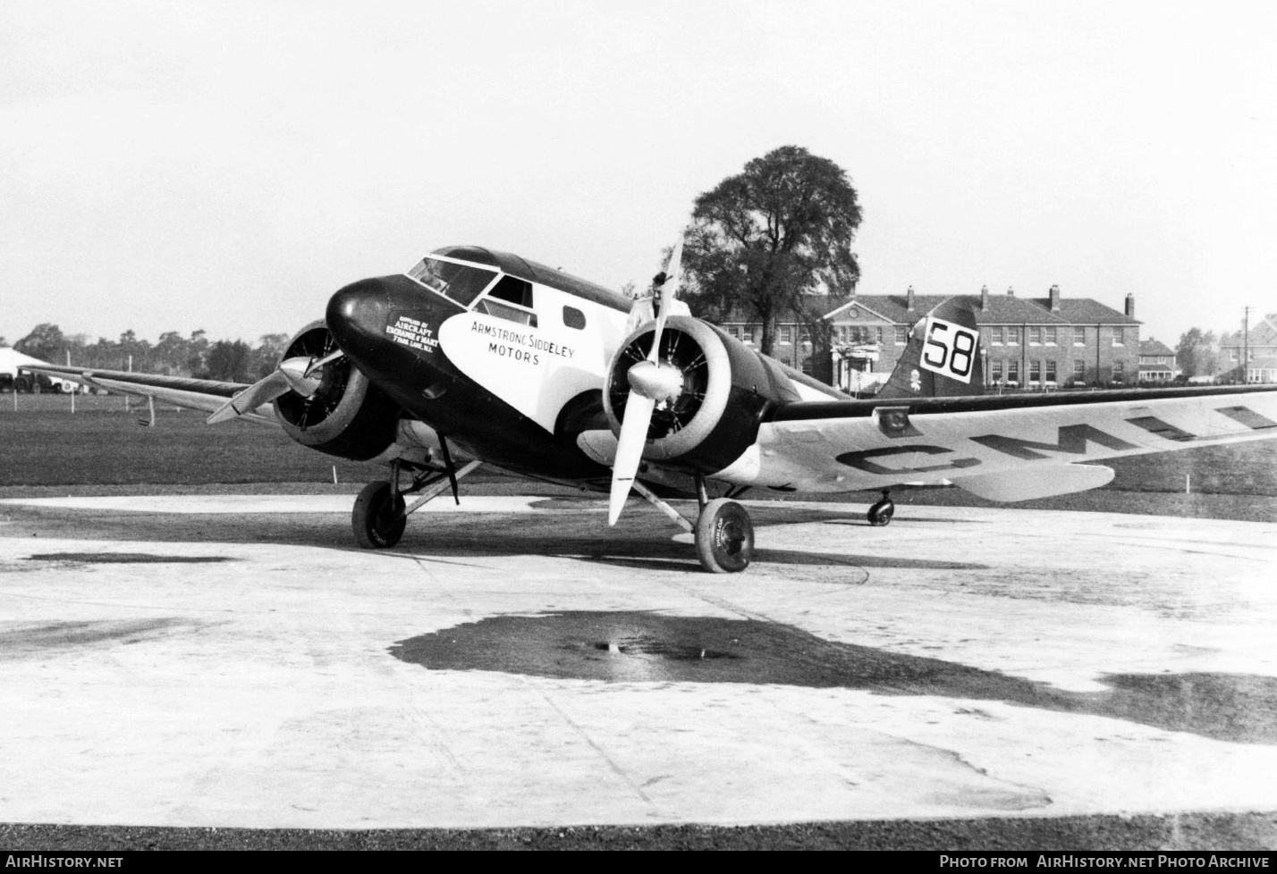 Aircraft Photo of G-ACMU | Airspeed AS-8 Viceroy | Armstrong Siddeley Motors | AirHistory.net #150005