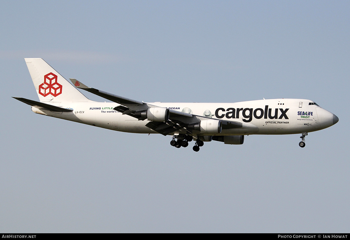 Aircraft Photo of LX-ECV | Boeing 747-4HQF/ER | Cargolux | AirHistory.net #150009