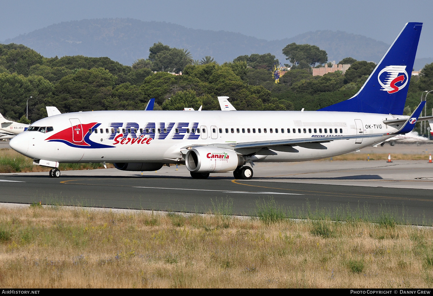 Aircraft Photo of OK-TVG | Boeing 737-8Q8 | Travel Service | AirHistory.net #150011