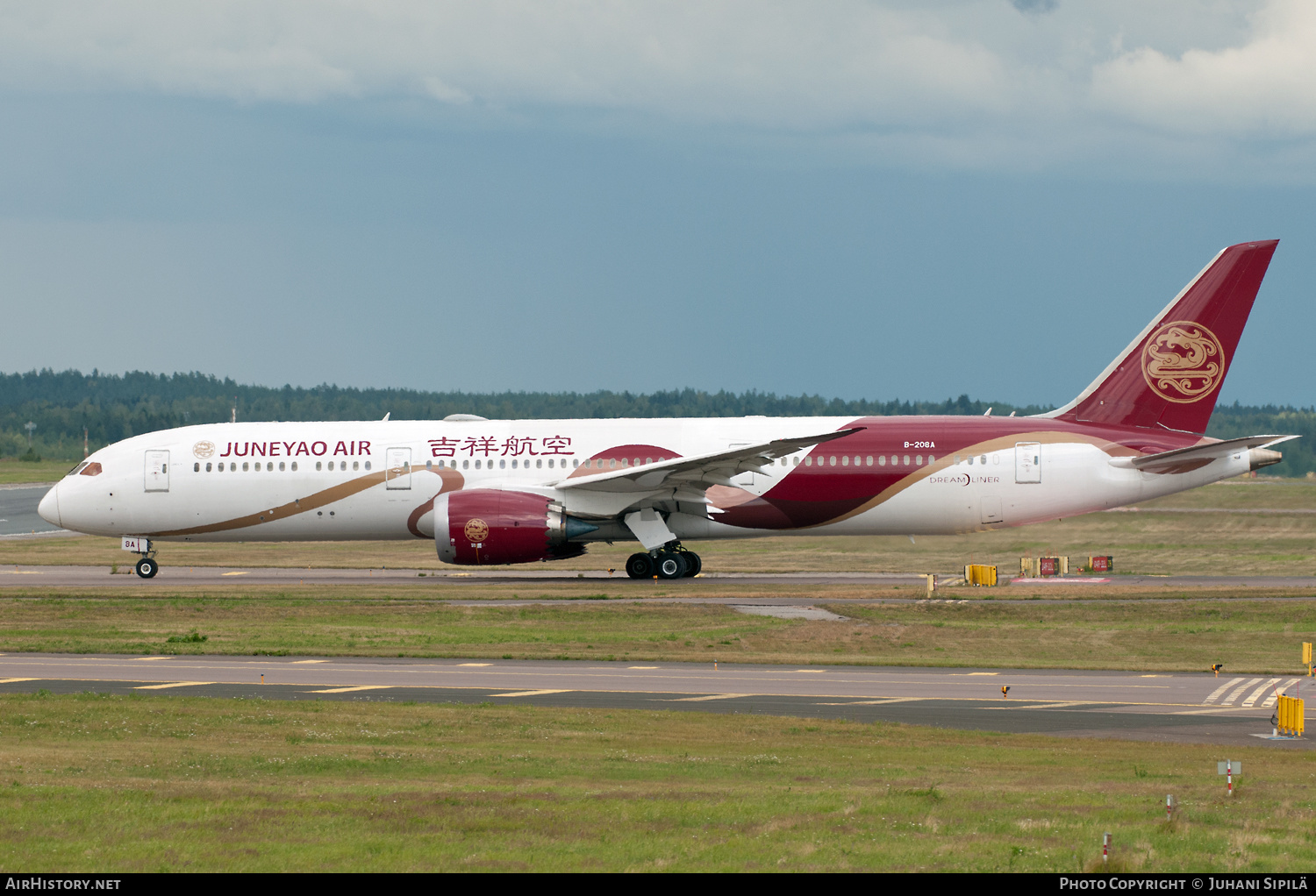 Aircraft Photo of B-208A | Boeing 787-9 Dreamliner | Juneyao Airlines | AirHistory.net #150031