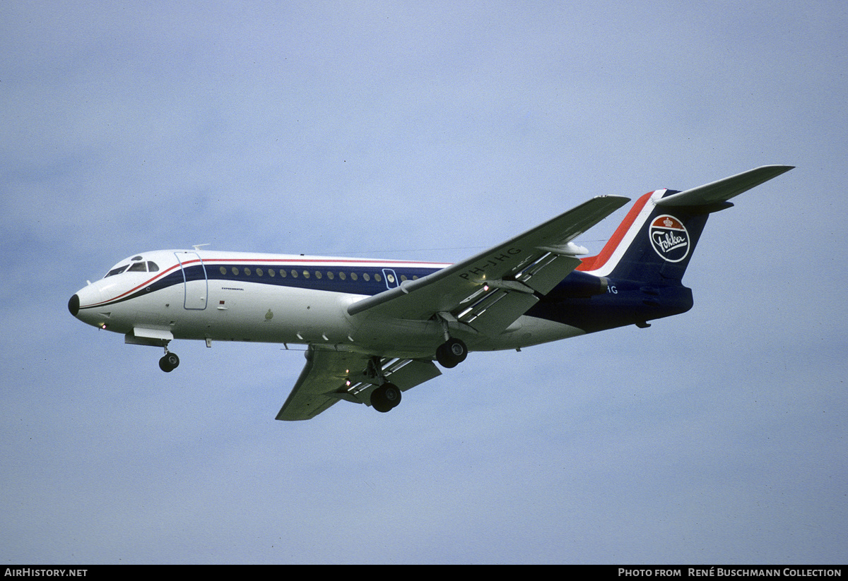 Aircraft Photo of PH-JHG | Fokker F28-6000 Fellowship | Fokker | AirHistory.net #150045