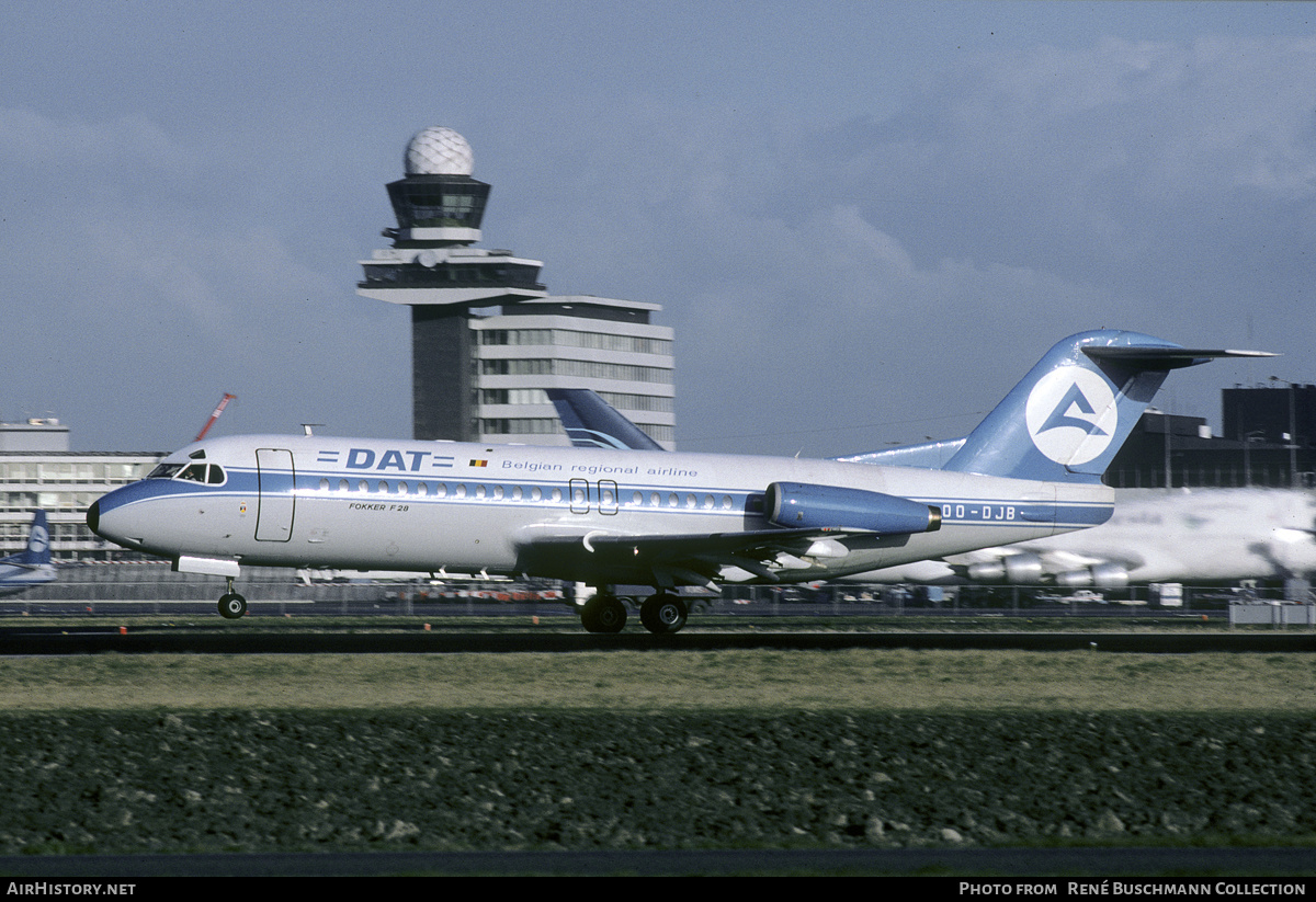 Aircraft Photo of OO-DJB | Fokker F28-4000 Fellowship | Delta Air Transport - DAT | AirHistory.net #150047