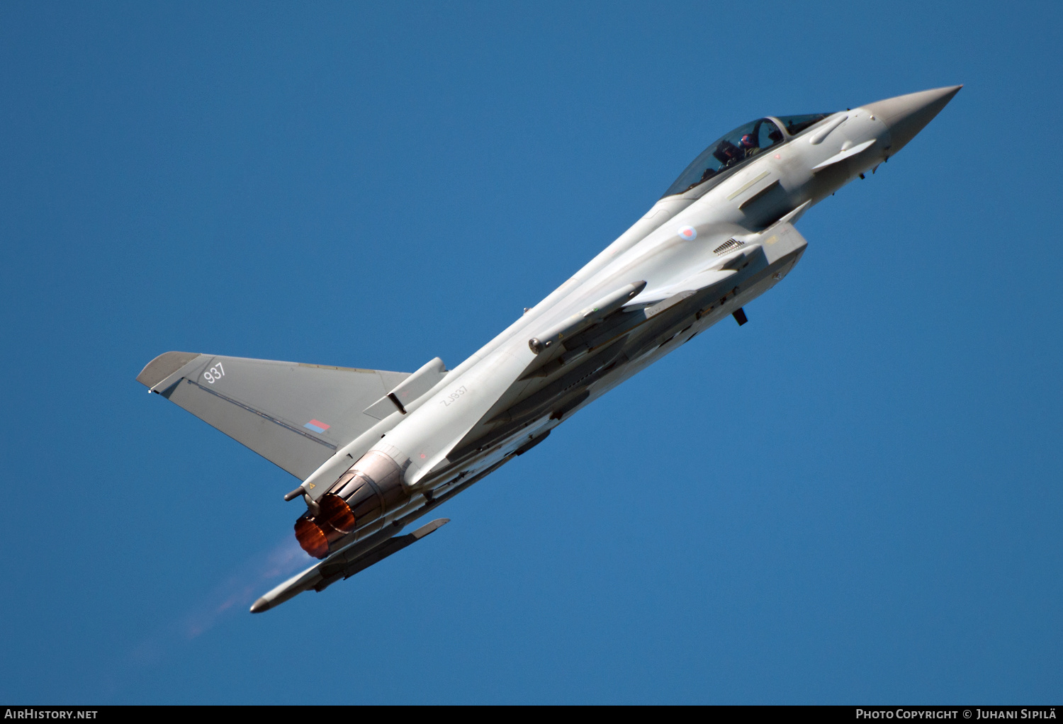 Aircraft Photo of ZJ937 | Eurofighter EF-2000 Typhoon FGR4 | UK - Air Force | AirHistory.net #150076