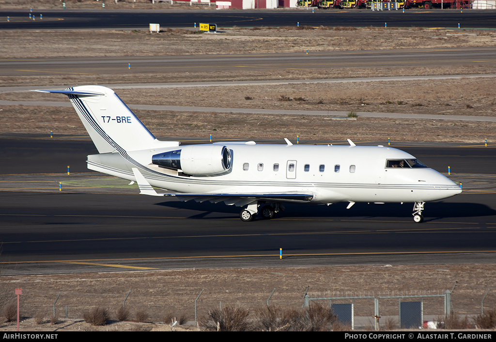 Aircraft Photo of T7-BRE | Bombardier Challenger 604 (CL-600-2B16) | AirHistory.net #150104