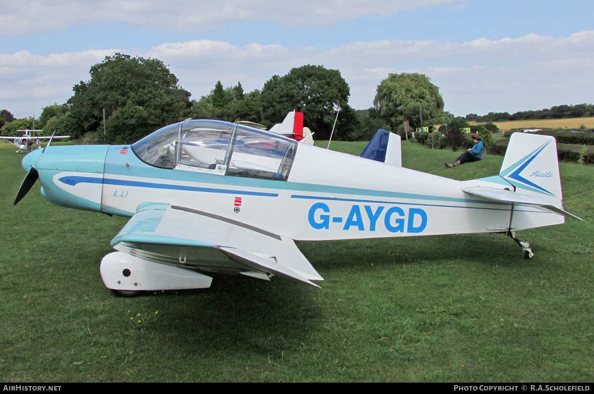 Aircraft Photo of G-AYGD | Jodel DR.1051 Sicile | AirHistory.net #150123