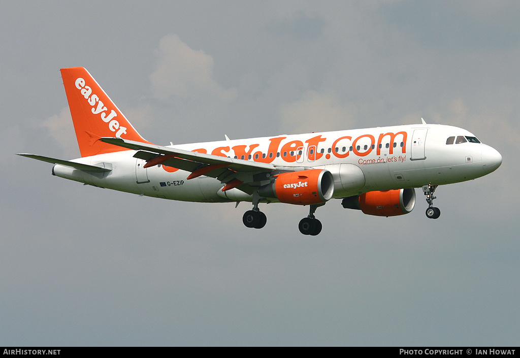 Aircraft Photo of G-EZIP | Airbus A319-111 | EasyJet | AirHistory.net #150156
