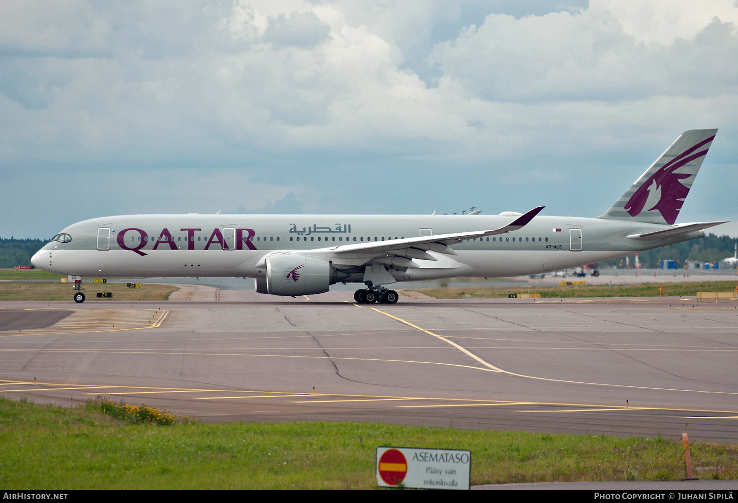 Aircraft Photo of A7-ALS | Airbus A350-941 | Qatar Airways | AirHistory.net #150175
