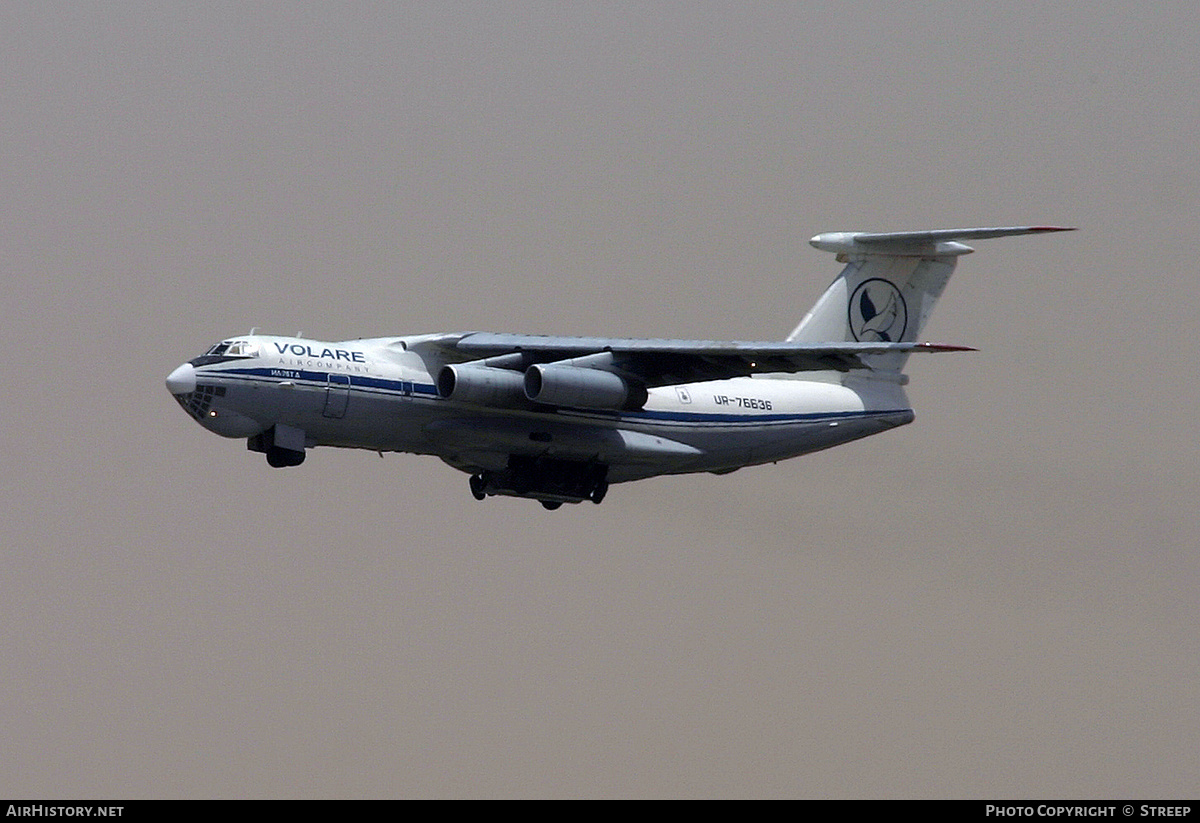 Aircraft Photo of UR-76636 | Ilyushin Il-76TD | Volare Aircompany | AirHistory.net #150219