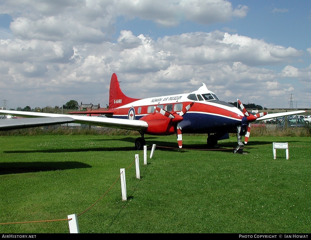 Aircraft Photo of G-AHRI | De Havilland D.H. 104 Dove 1B | Newark Air Museum | AirHistory.net #150231