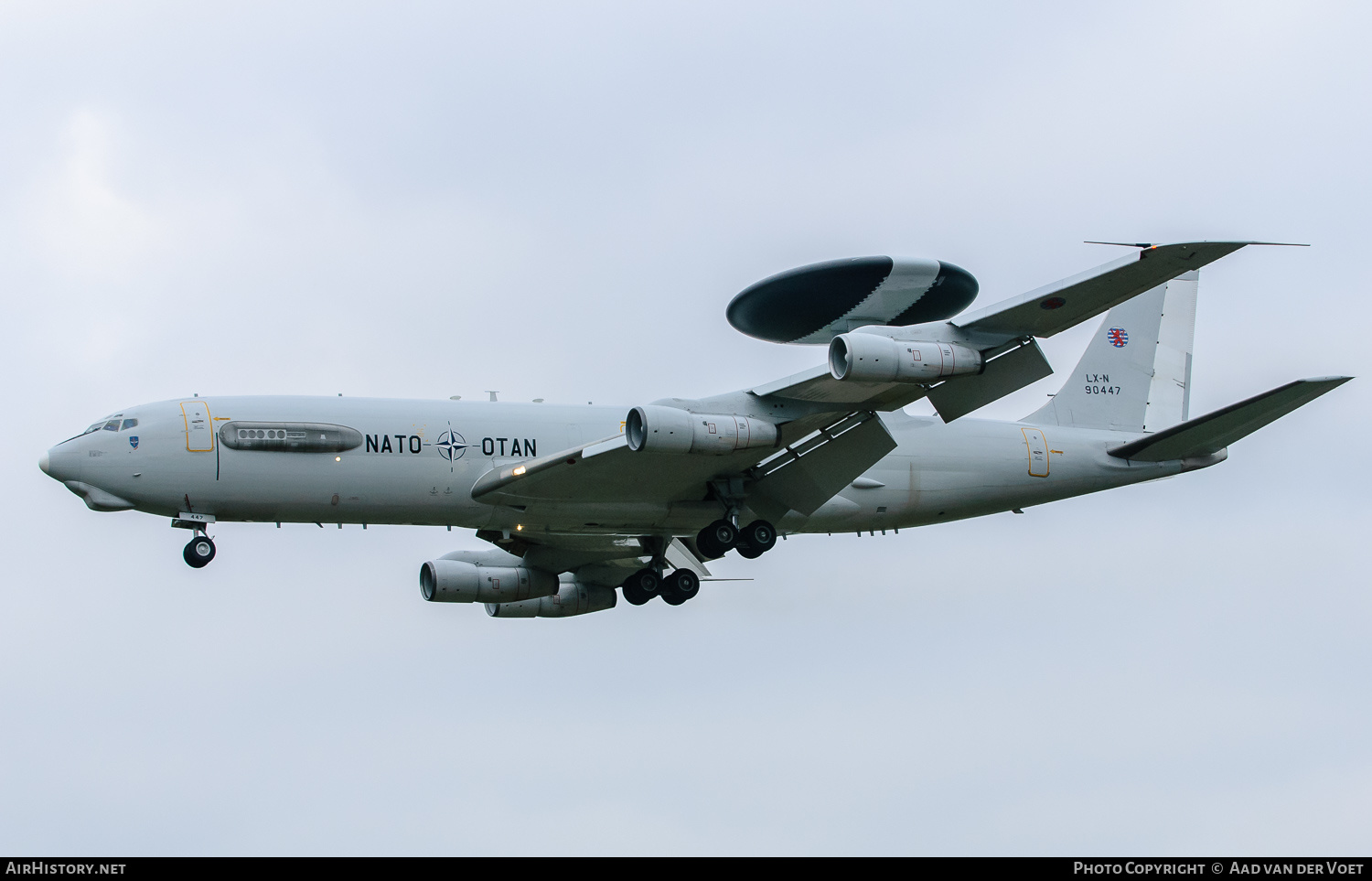 Aircraft Photo of LX-N90447 | Boeing E-3A Sentry | Luxembourg - NATO | AirHistory.net #150245